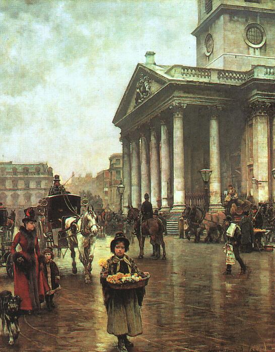William Logsdail St.Martin in the Fields oil painting picture